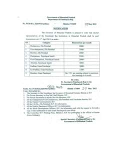 Government of Himachal Pradesh, General Administrative Department. NO.GAD-D(G[removed]-