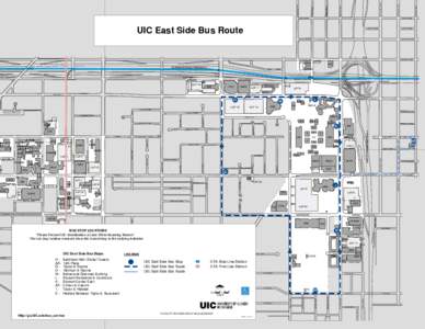 ADAMS STREET  UIC East Side Bus Route QUINCY STREET