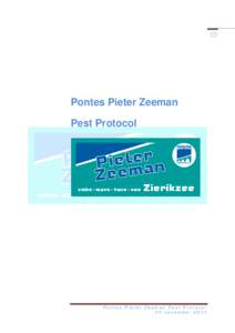 Pontes Pieter Zeeman Pest Protocol Pontes Pieter Zeeman Pest Protocol 20 november 2013
