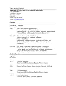 Ethnic groups in South America / Latin American culture / Indigenous peoples by geographic regions / Indigenous peoples of the Americas / Indigenous land rights / First Nations / Native American studies / University of Alberta / Chiapas / Americas / Ethnic groups in Latin America / Ethnic groups in Central America