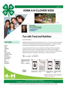 IOWA 4-H  IOWA 4-H CLOVER KIDS Photo 1