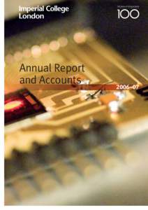 Annual Report and Accounts 2006–07  >