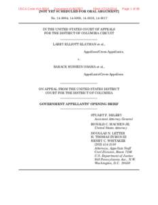 USCA Case #[removed]Document #[removed]Filed: [removed]Page 1 of 85 [NOT YET SCHEDULED FOR ORAL ARGUMENT] No[removed], [removed], [removed], [removed]