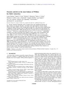 Physical oceanography / Effects of global warming / Climatology / Sea ice / Ice shelf / Current sea level rise / Melt pond / Ross Ice Shelf / Regional effects of global warming / Physical geography / Earth / Glaciology