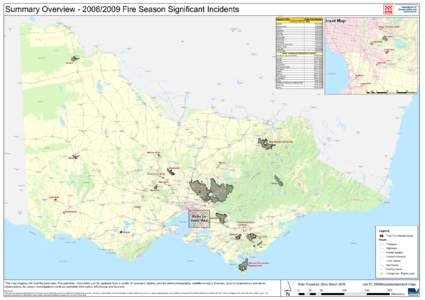 Summary Overview[removed]Fire Season Significant Incidents  Grenfell West Wyalong