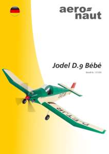 aero naut Jodel D.9 Bébé Bestell-Nr