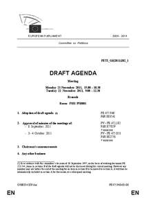 [removed]EUROPEAN PARLIAMENT Committee on Petitions  PETI_OJ(2011)202_1