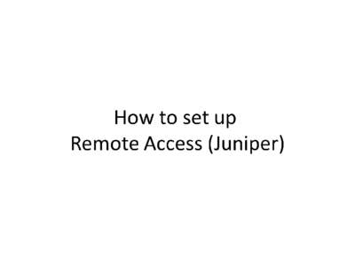 To use LSUHSC remote access, type “remote.lsuhsc.edu” in the browser’s address line from any computer with internet access. Press <Enter>. Enter your LSUHSC username and password in the appropriate boxes, and sel