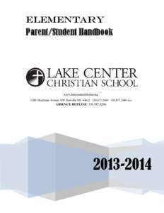 ELEMENTARY Parent/Student Handbook