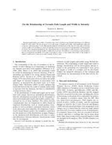 Meteorology / Fujita scale / Tornado climatology / Tornado intensity and damage / Topeka tornado / Natural disasters / Tornado / Tornadoes in the United States