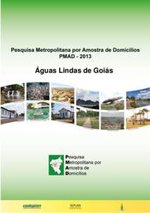 Águas Lindas de Goiás  PESQUISA METROPOLITANA POR AMOSTRA DE DOMICÍLIOS PMAD ÁGUAS LINDAS DE GOIÁS
