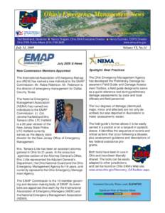 Ohio’s Emergency Management News Athens County, May 2004 Ted Strickland, Governor Nancy Dragani, Ohio EMA Executive Director Ohio EMA Public Affairs[removed]