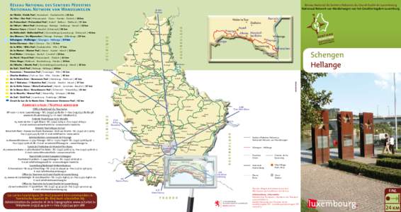 Réseau National des Sentiers Pédestres Nationaal Netwerk van Wandelwegen Réseau National de Sentiers Pédestres du Grand-Duché de Luxembourg Nationaal Netwerk van Wandelwegen van het Groothertogdom Luxemburg