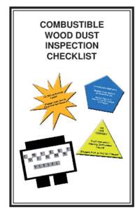 COMBUSTIBLE WOOD DUST INSPECTION CHECKLIST  1