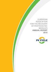 European Association for the Recovery of Photovoltaic Modules ANNUAL REPORT