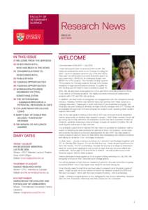 FACULTY OF VETERINARY SCIENCE Research News ISSUE 07