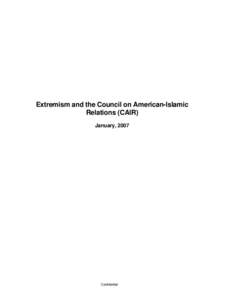 Covert organizations / Council on American-Islamic Relations / Islam and antisemitism / Palestinian nationalism / Nihad Awad / Holy Land Foundation for Relief and Development / Hamas / Omar Ahmad / Islam in the United States / Islam / Islamist groups / American Muslims