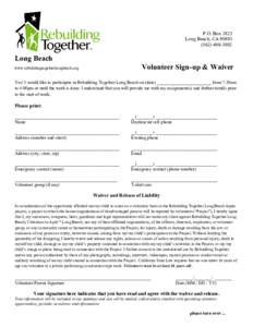 Rebuilding Together / Long Beach /  California / Geography of California / Sociology / Social philosophy / Civil society / TED / Volunteering
