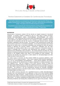 Microsoft Word - Sedation for Cardiovascular Procedures_2014 September.docx