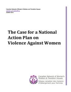 The Case for a National Action Plan on      Violence Against Women