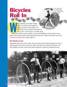 Appropriate technology / Velocipede / Bicycles / Bike boom / Balance bicycle / Land transport / Transport / Cycling