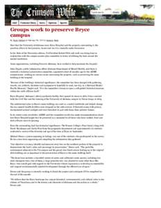 Groups work to preserve Bry...