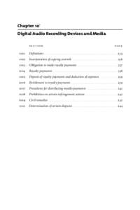 Civil law / Property law / Royalties / Copyright / Sound recording and reproduction / Digital audio / Audio Home Recording Act / Music law / Intellectual property law / Patent law / Law