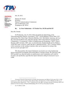 Communication / Telecommunications Industry Association / Government / Public administration / Federal Communications Commission / Julius Knapp / Year of birth missing