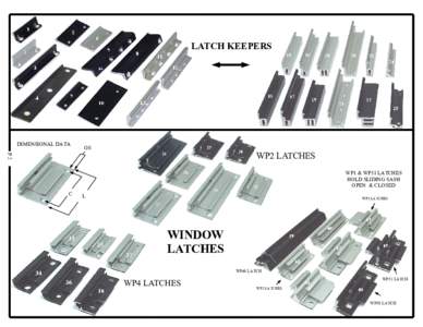 LATCH KEEPERS  DIMENSIONAL DATA OS