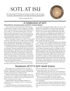 September 2014 Newsletter 2nd Draft.indd