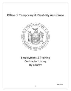 Microsoft Word - Employment Training Contractors May 2014.doc