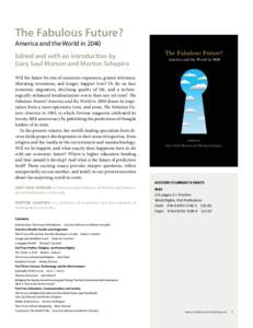 American poetry / American literature / Education in the United States / Academia / Northwestern University / TriQuarterly / Gary Saul Morson