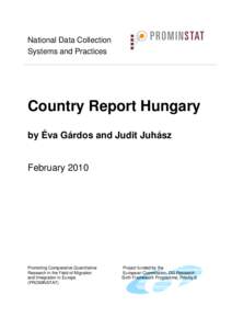 National Data Collection Systems and Practices Country Report Hungary by Éva Gárdos and Judit Juhász