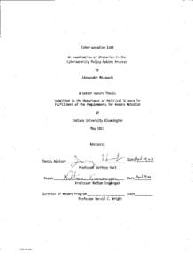 Computer network security / Crime prevention / National security / Secure communication / Cyber-security regulation / International Cybercrime / U.S. Department of Defense Strategy for Operating in Cyberspace / Cyberwarfare / Security / Computer security