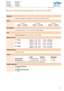 Management Qualité  Cours interentreprises pour carreleurs CFC Objectifs Préparation pratique et technique pour l’obtention d’un CFC de carreleur