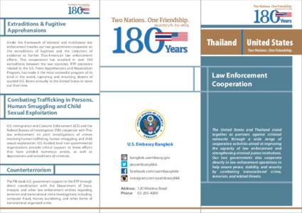 Extraditions & Fugitive Apprehensions Thailand  Under the framework of bilateral and multilateral law