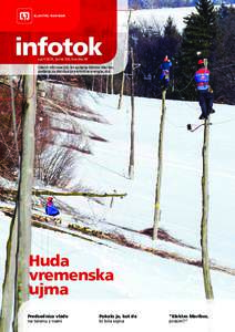 infotok april 2014, letnik XIII, številka 49 Interni informacijski list podjetja Elektro Maribor, podjetja za distribucijo elektriène energije, d.d.