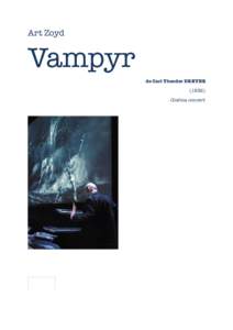Art Zoyd  Vampyr de Carl Theodor DREYER (1932)