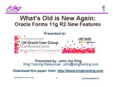 King_WhatsOldIsNewForms11gR2.ppt