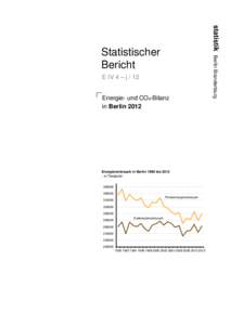 statistik  E IV 4 – j / 12 Energie- und CO₂-Bilanz in Berlin 2012