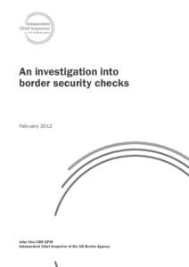 An investigation into border security checks FebruaryJohn Vine CBE QPM