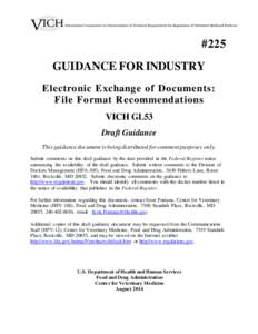 Guidance for Industry, VICH GL53