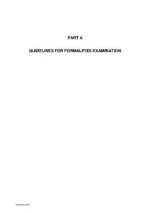 Guidelines for Examination in the European Patent Office -  December[removed]Part A - Guidelines for Formalities Examination