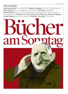 Nr. 12 | 28. Dezember[removed]Gertrude Stein Neue Biografie | Wallace Stegner Zeit der Geborgenheit |
