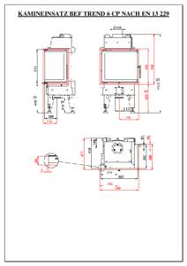 KAMINEINSATZ BEF TREND 6 CP NACH EN  KAMINEINSATZ BEF TREND 6 CP NACH ENTechnische Daten: Nennwärmeleistung kW