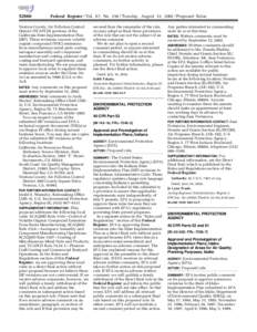 [removed]Federal Register / Vol. 67, No[removed]Tuesday, August 13, [removed]Proposed Rules Ventura County Air Pollution Control District (VCAPCD) portions of the