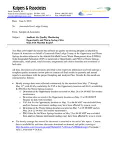 Microsoft Word - Opp  WS AQ Monthly Report _05-2010_-Draft.doc