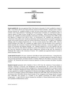 Alternative dispute resolution / Court system of Canada / Law / Alberta / Provinces and territories of Canada / Ron Stevens / Douglas Abra / Dispute resolution / Year of birth missing / Mediation