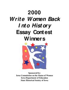 2000 Write Women Back Into History Essay Contest Winners