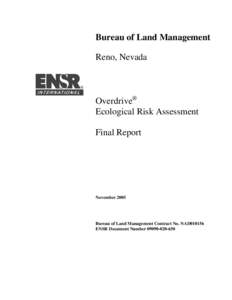 Bureau of Land Management   Reno, Nevada Overdrive®